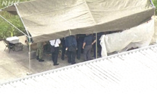 位于嘉手纳基地内日本自卫队用于暂时保管遗留哑弹的设施。图自NHK