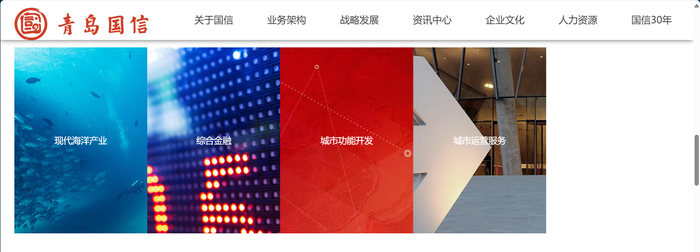 青岛国信官网截图