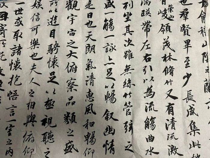 李冰瑶的书法作品。