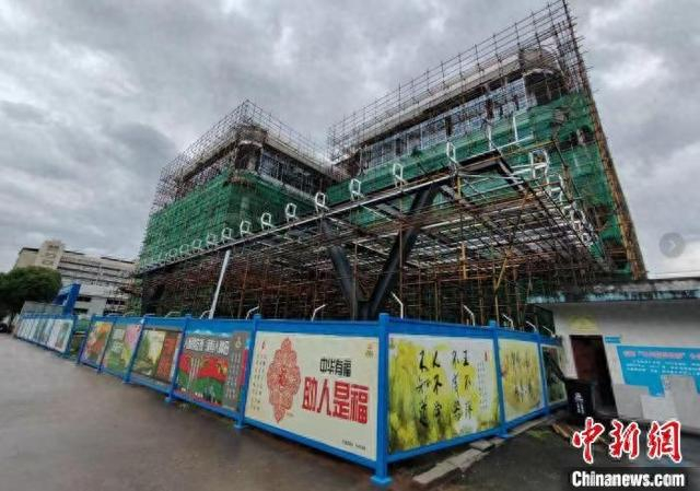 图为沪明临港产业园施工现场。三明高新区供图