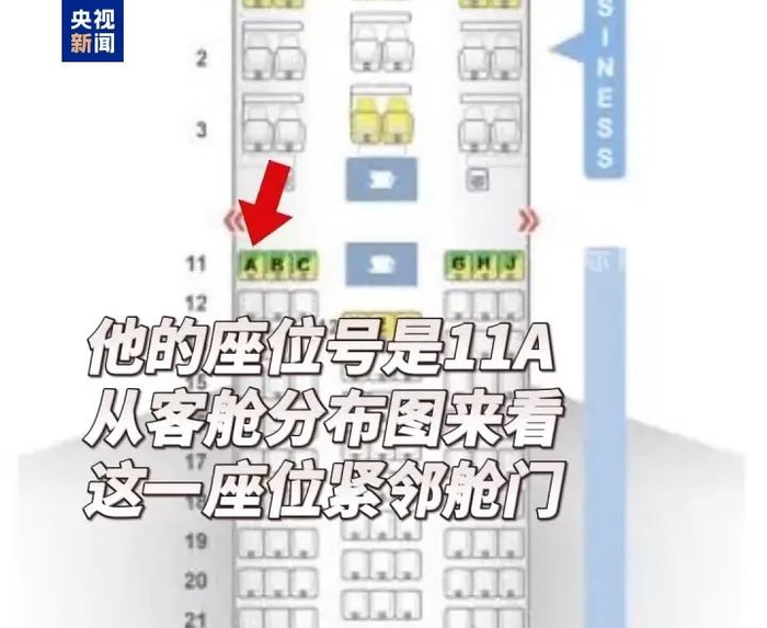 ▲印度航空公司波音787-8机型座位图