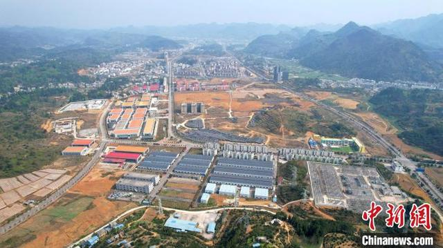 贵州省罗甸县边阳镇工业园区。边阳镇工业园区供图