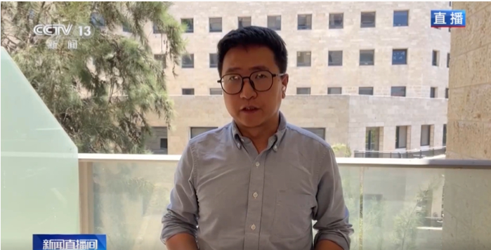 △总台记者连线丨特拉维夫市区及以色列军方总部遇袭