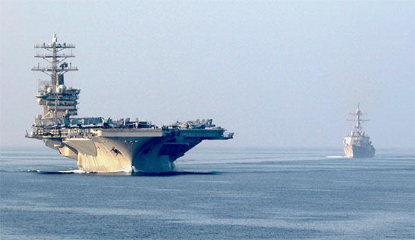资料图：美国“尼米兹”号航空母舰 美国海军