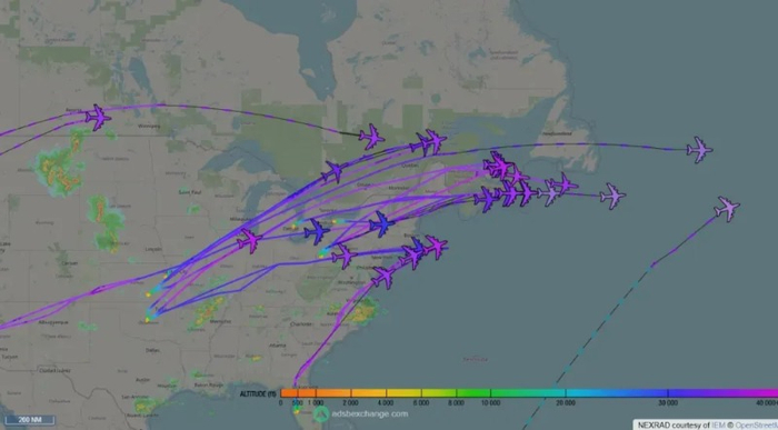 航空数据网站截图