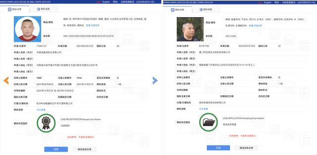 “啊宝”关联的商标注册信息
