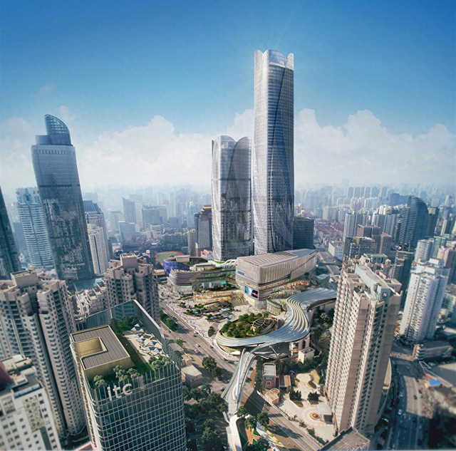 徐家汇中心ITC效果图。徐汇区 提供