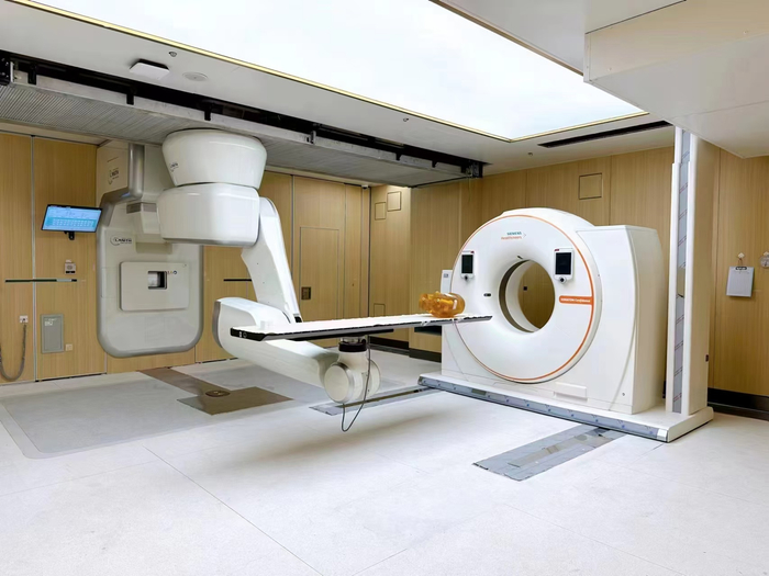 浙江省肿瘤医院重离子医学中心治疗室。受访者供图