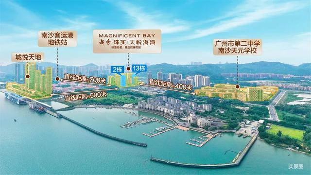 越秀珠实天悦海湾实景图