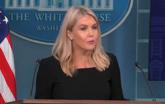 白宫发言人莱维特19日宣读特朗普声明：将在“未来两周内”决定是否加入以色列对伊朗的袭击 视频截图