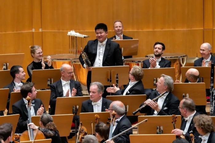 曾韵和柏林爱乐同台演出，摄影：Monika Rittershaus