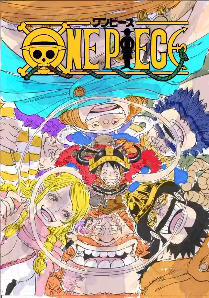 尾田荣一郎绘制海贼王112卷封面，路飞与新巨兵海贼团亮相_财经头条