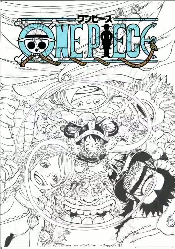 尾田荣一郎绘制海贼王112卷封面，路飞与新巨兵海贼团亮相_财经头条
