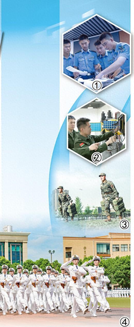 图①:空军工程大学学员开展无人机实验。