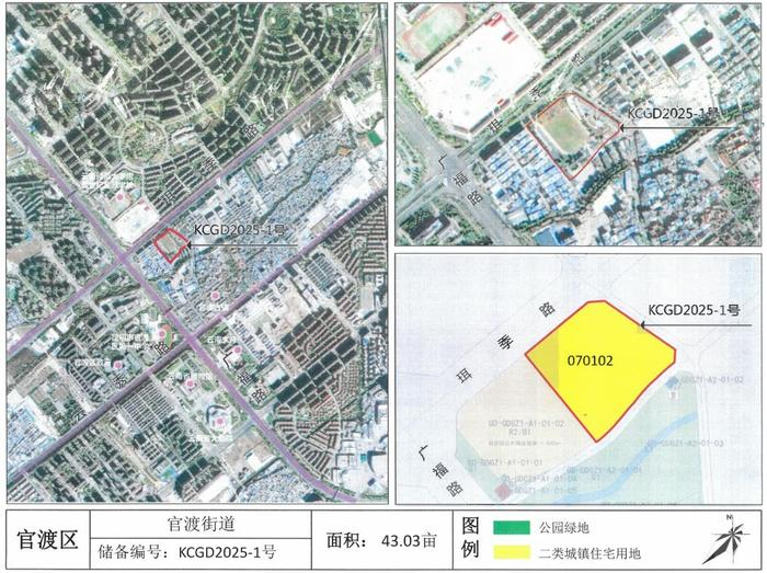  KCGD2025-1号地块位置示意图 