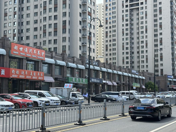 哈西大街地块周边商业实拍图 白杨/摄