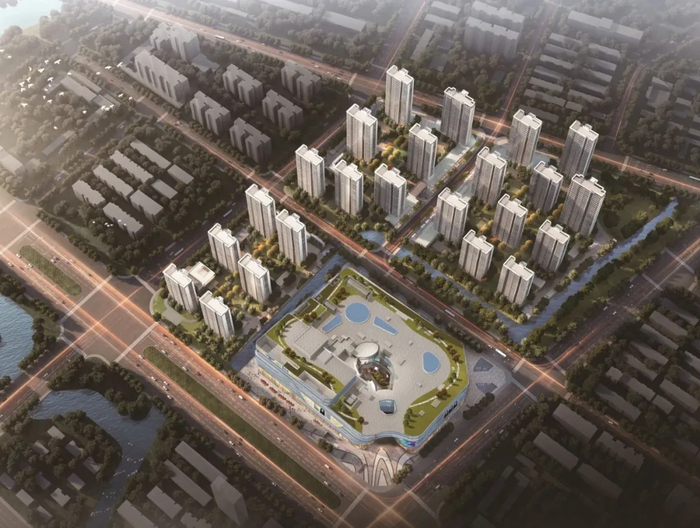 宁波滨江天街 效果示意图