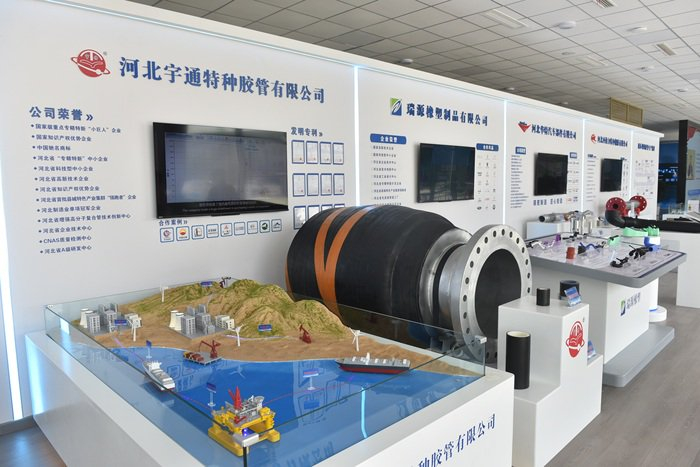 景县制造业数字化转型促进中心展示的企业数字化应用场景。高雷 摄