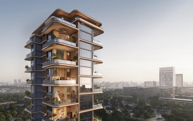 龙湖御湖境外立面意境图