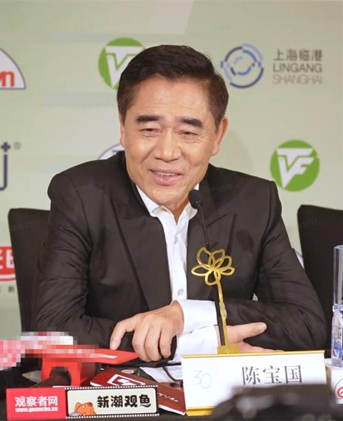 6月25日，上海，陈宝国与新潮观鱼等媒体对话。 新潮观鱼 摄 
