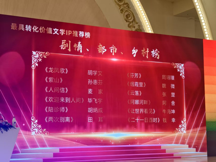 “文学之光 影视闪耀——最具转化价值文学IP推介会” 澎湃新闻记者 罗昕 图