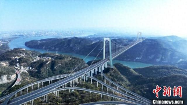 南津关长江大桥效果图。宜昌市交通运输局供图