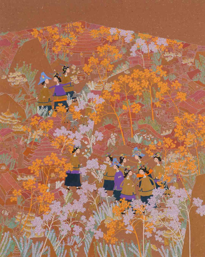 石山人家百花齐放