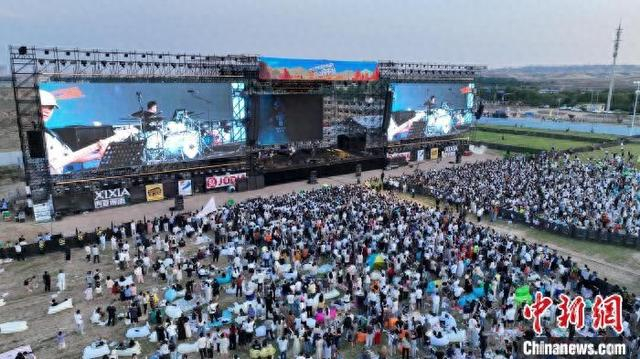 音乐节现场。 灵武市融媒体中心供图