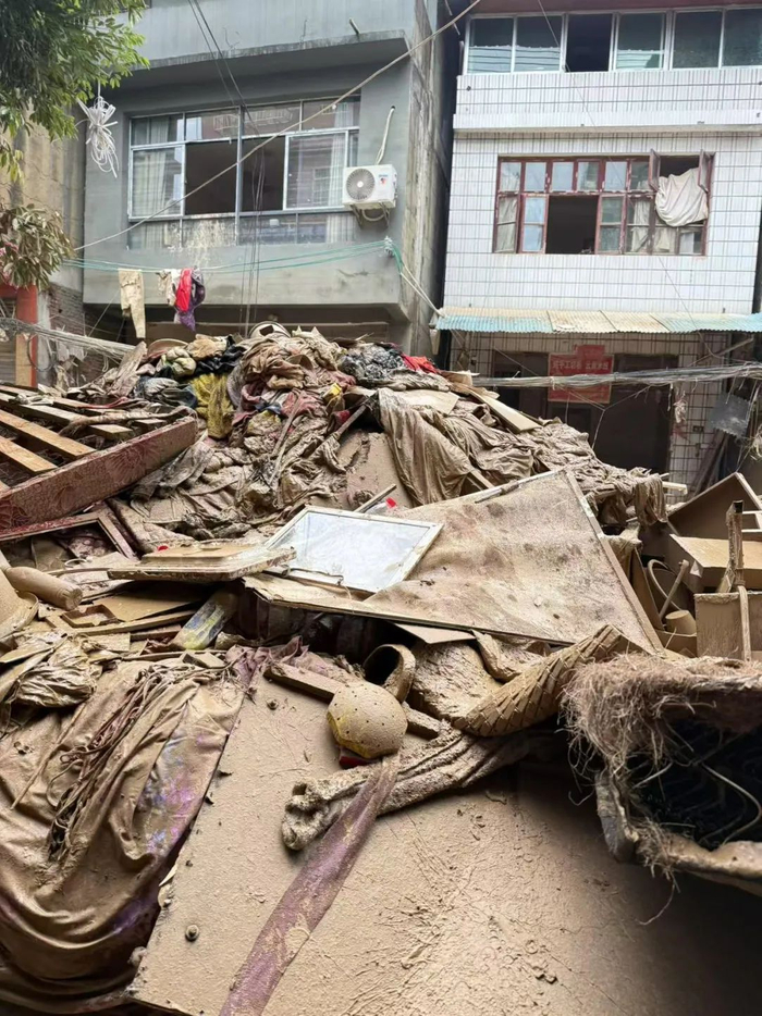▲受灾房屋。 受访者供图