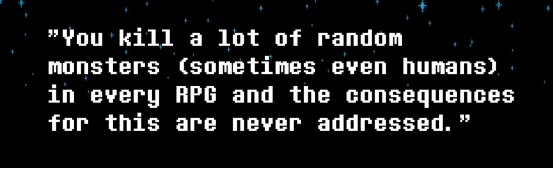 启发性思想：“想做杀怪物会付出代价的RPG”