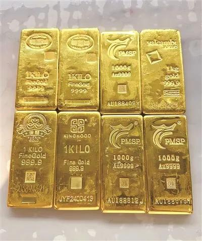 温先生售出的8公斤黄金。来源：共享联盟·温州