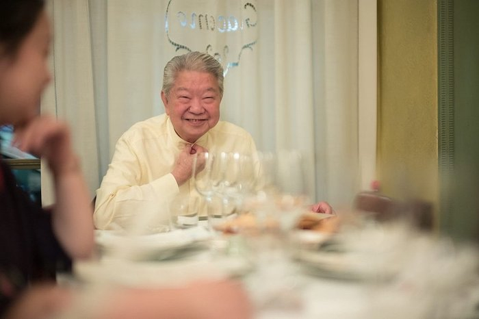 2017年，蔡澜在意大利（图片来源：视觉中国）