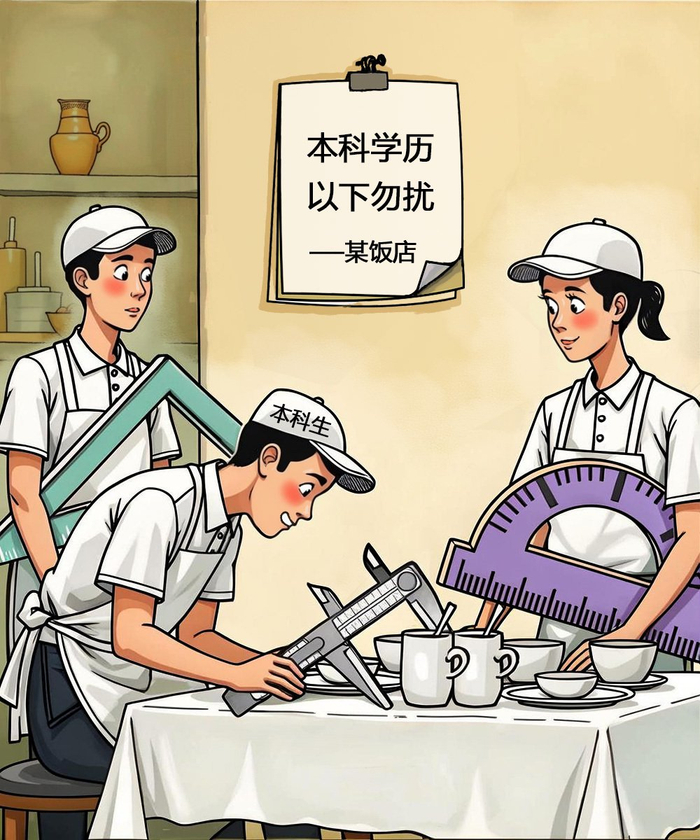 连饭店招聘也要炒作学历了？