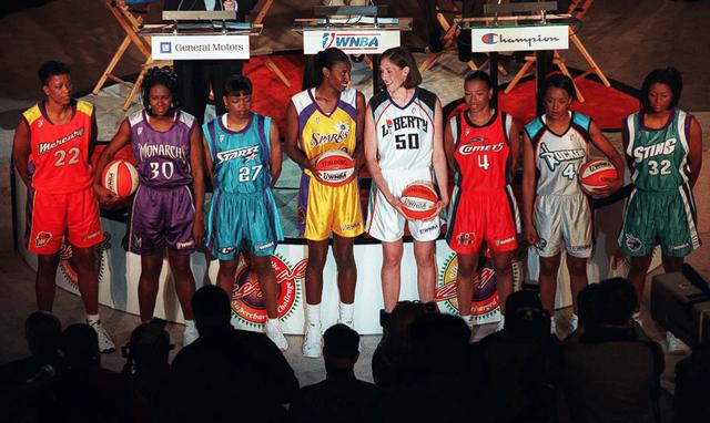 WNBA的8支初创球队 图源:好意思联社