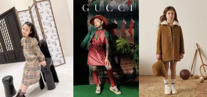 Burberry、Gucci和Bonpoint对比