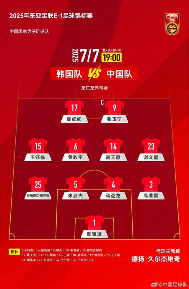 图片来源：中国足球队社交媒体