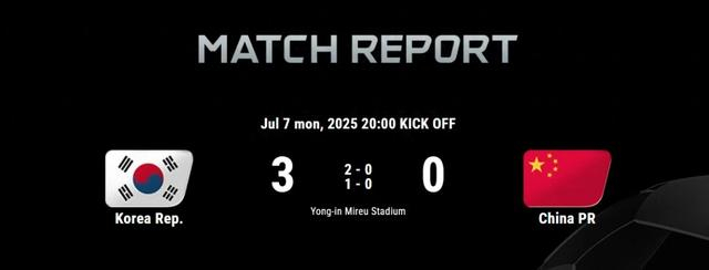 图片来源：东亚杯网站截图