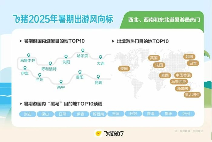 （图源：飞猪《2025年暑期出游风向标》）