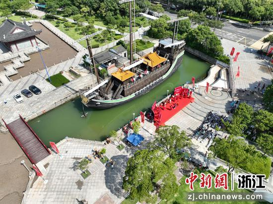 航拍万斛神舟。（无人机照片）刘小卉 摄