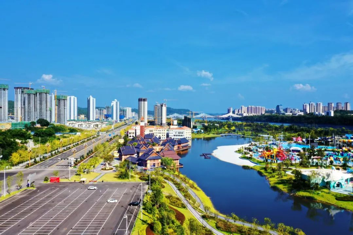 满福新区成为南部县城文旅地标