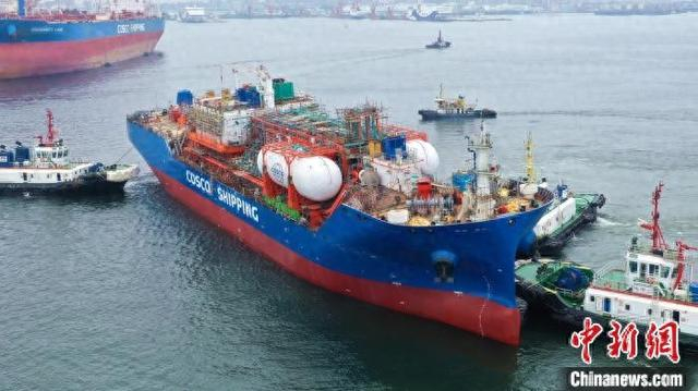 图为9000立方米乙烯多用途运输船。宝巍 摄