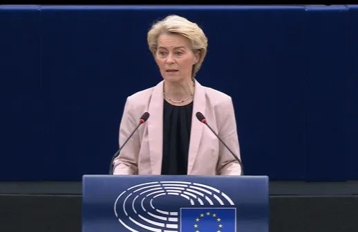 冯德莱恩4月曾表示，将“强有力报复”美国