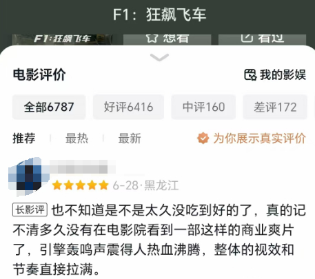 抖音电影用户评论