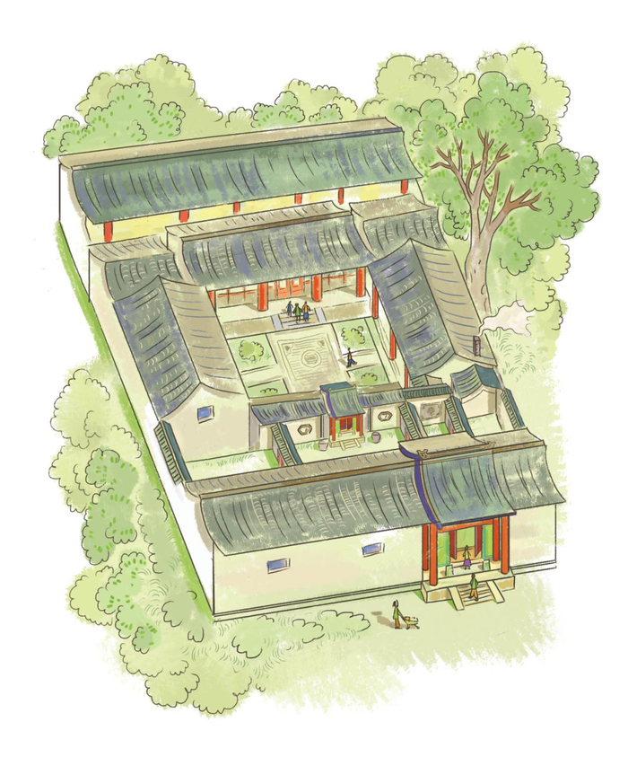 《生活中的传统文化》内页插图。