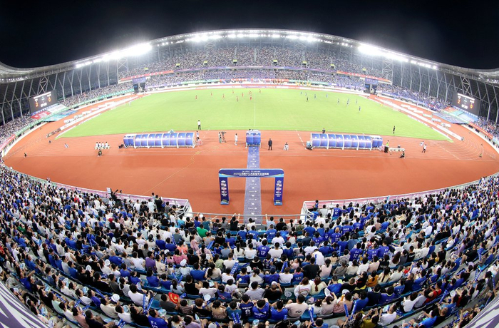 2025年7月6日，2025江苏省城市足球联赛第6轮：宿迁2-2连云港。