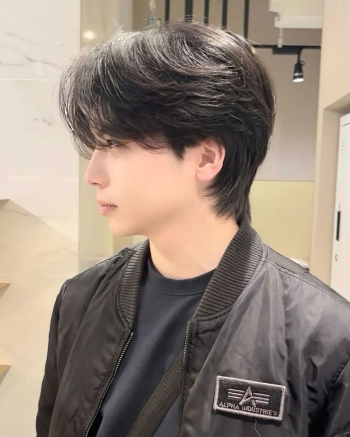 男士3cm燕尾发