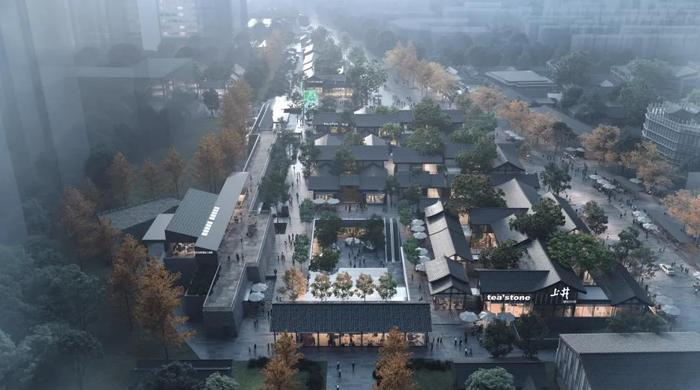宽窄巷子二期效果图 图源：中建西南院筑品