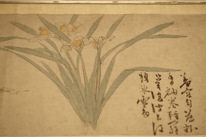 陈淳《四季花卉图》卷（局部）
