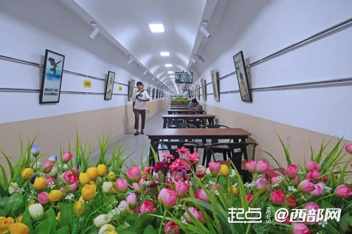 西安市纬二街纳凉中心。