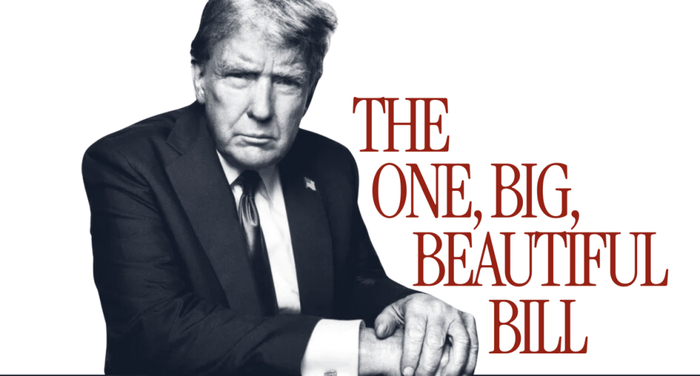 白宫官网上的“大而美法案”示意图。图源：The White House